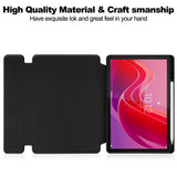 Lenovo Idea Tab 11" / Tab M11 EIDERWOOD Surfplatta Fodral med Stylus-Pennhållare - Svart
