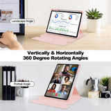 Lenovo Idea Tab 11" / Tab M11 EIDERWOOD Surfplatta Fodral med Stylus-Pennhållare - Rosa
