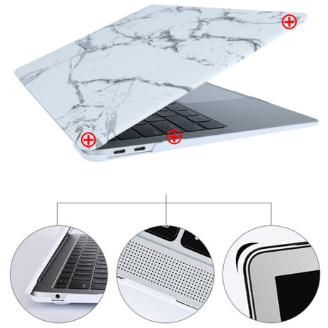 MacBook Pro 16 M1/M2/M3 (2021-2023) Hård Plast Skal – Blomster