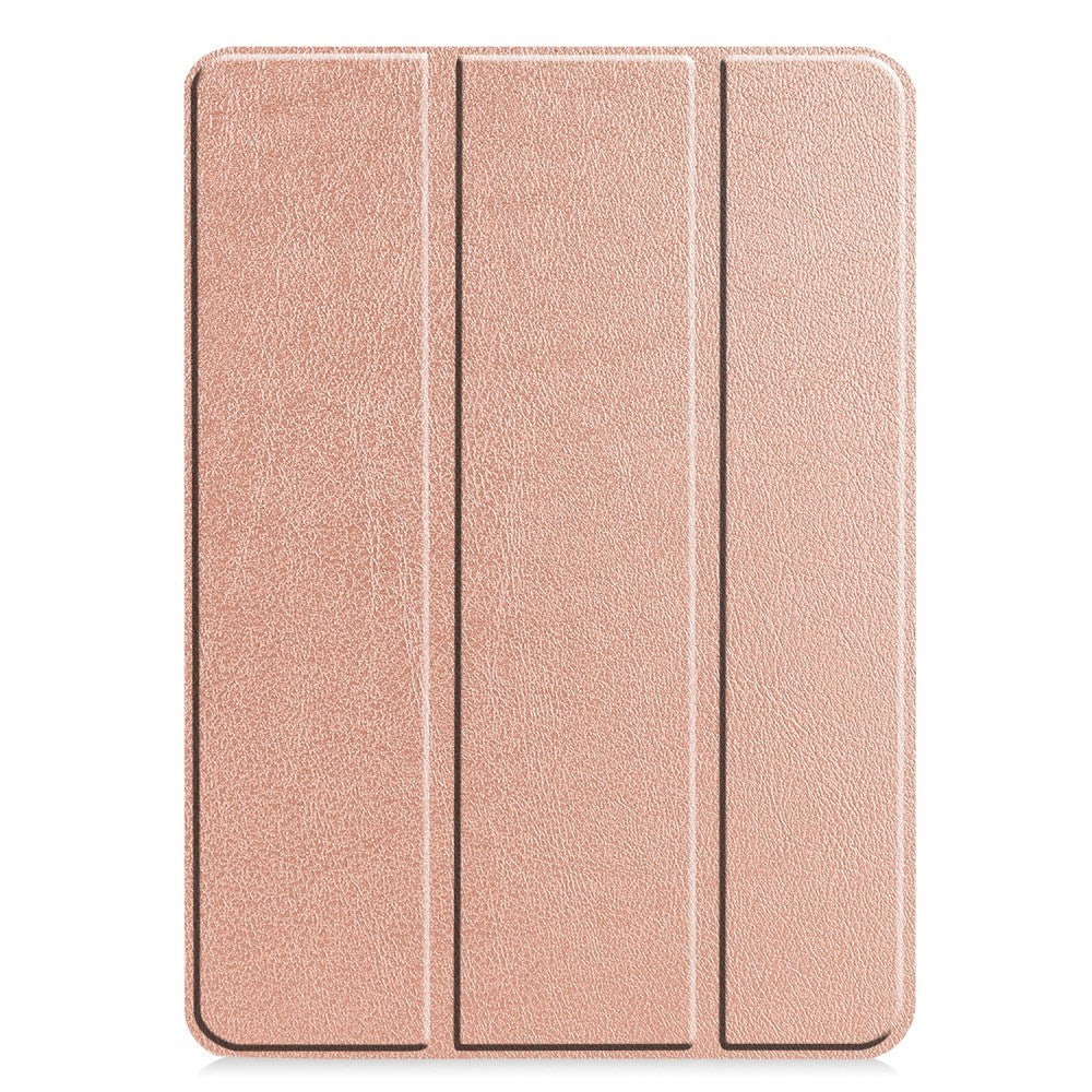 EIDERWOOD iPad Pro 11" (2024) Tri-Fold Läder Fodral - Rose Gold