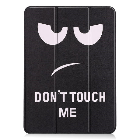 EIDERWOOD iPad Air 11" (2024) Tri-Fold Konstläder Fodral m. Vakna / Sömn Funktion - "Don't Touch Me"