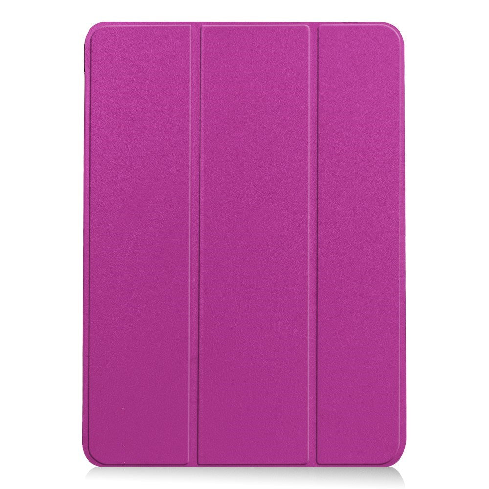 EIDERWOOD iPad Air 11" (2024) Litchi Tri-Fold Läder Fodral - Lila