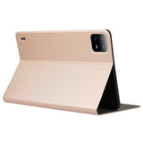 EIDERWOOD Xiaomi Pad 6S Pro Vegan Leather Tablet Fodral med Stativfunktion - Guld