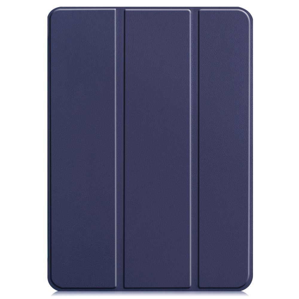 EIDERWOOD iPad Air 13" (2024) Tri-Fold Läder Fodral - Blå