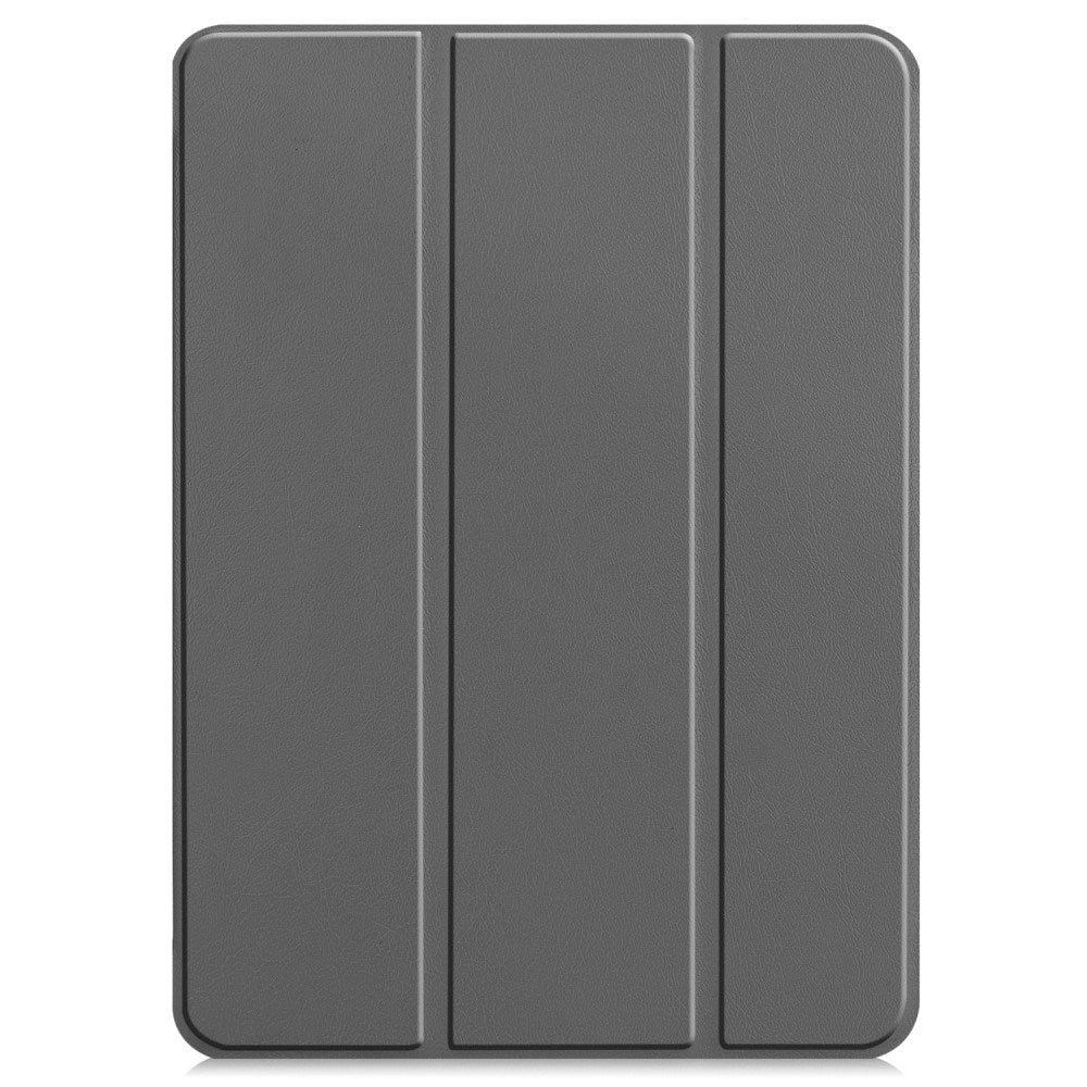 EIDERWOOD iPad Air 13" (2024) Tri-Fold Läder Fodral - Grå