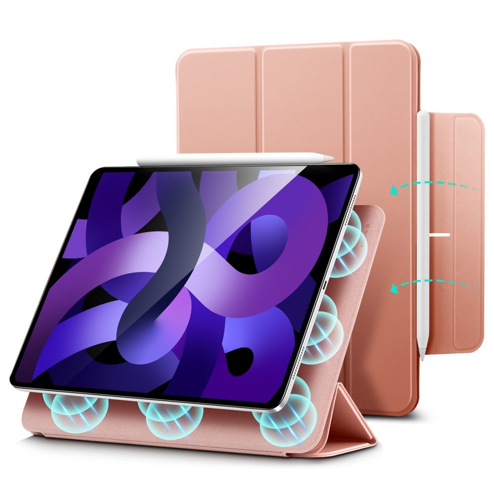 ESR iPad Pro 11" (2018) / Air 11" (2020 / 2022 / 2024 / 2025) Rebound Magnetic Fodral - Rosa