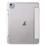 EIDERWOOD iPad Air 13" (2025 / 2024) Tri-fold Konst Läder Fodral med Apple Pencil Hållare - Grå