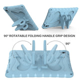 Samsung Galaxy Tab A11+ (Plus) / A9+ (Plus) EIDERWOOD Barnskal med Stativfunktion - Fjäril - Ljusblå