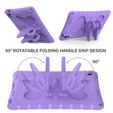 Samsung Galaxy Tab A11+ (Plus) / A9+ (Plus) EIDERWOOD Barnskal med Stativfunktion - Fjäril - Lila