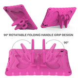 Samsung Galaxy Tab A11+ (Plus) / A9+ (Plus) EIDERWOOD Barnskal med Stativfunktion - Fjäril - Pink