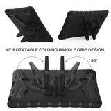 Samsung Galaxy Tab A11+ (Plus) / A9+ (Plus) EIDERWOOD Barnskal med Stativfunktion - Fjäril - Svart