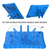 Samsung Galaxy Tab A11+ (Plus) / A9+ (Plus) EIDERWOOD Barnskal med Stativfunktion - Fjäril - Blå