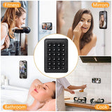 Silikon Sugkopp Mobilhållare med Konstläder – MagSafe Kompatibel – Svart