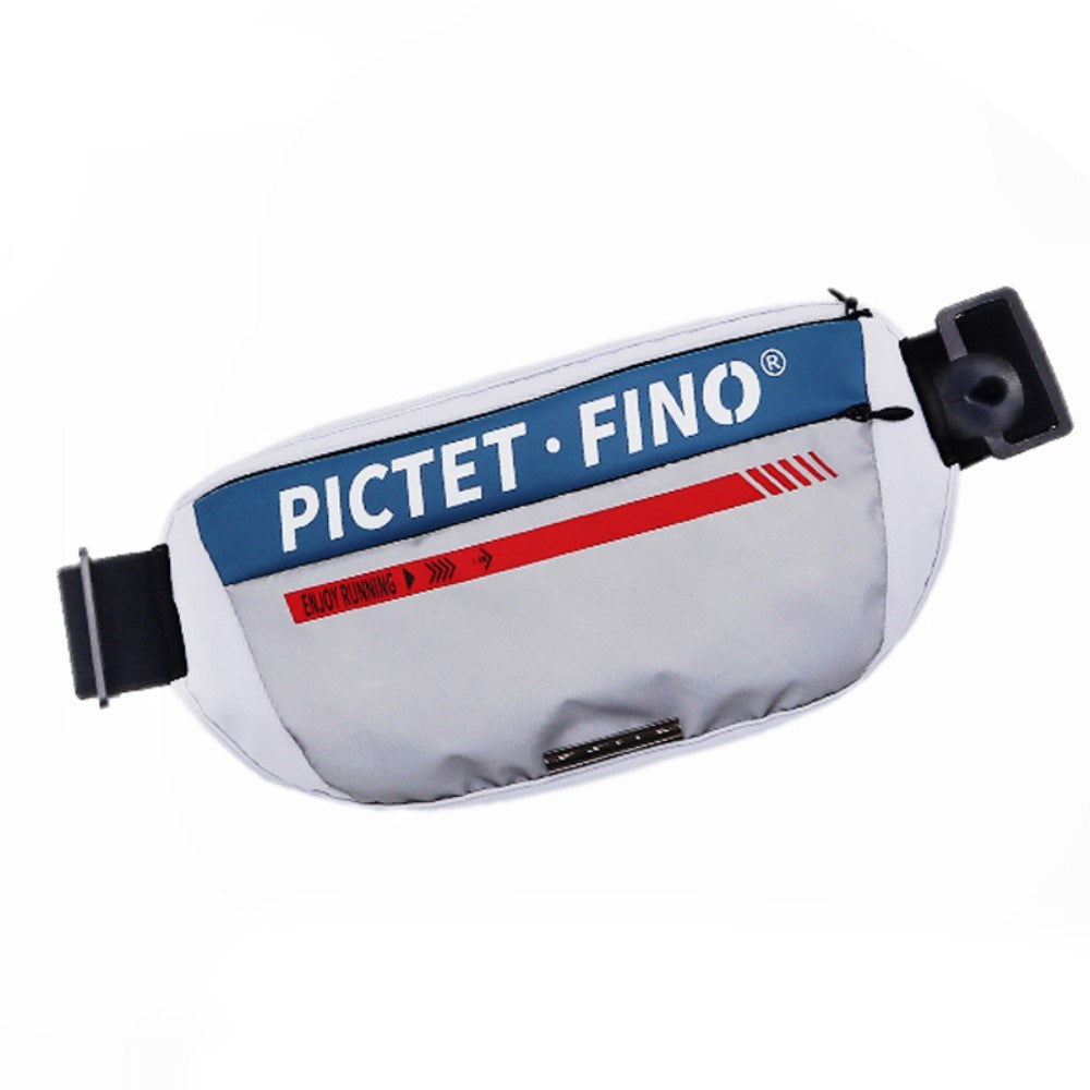 Sportlöparbälte med Ficka för Telefon och Tillbehör - Blå / Grå