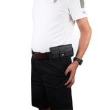 Universell Bältesväska i Konstläder för Mobil (max. mobil: 150 x 75 mm) - Svart