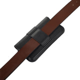 Universell Bältesväska i Konstläder för Mobil (max. mobil: 150 x 75 mm) - Svart