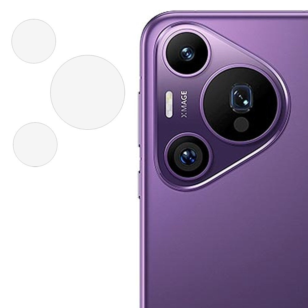 Huawei Pura 70 Pro / 70 Pro+ (Plus) Härdat Kameralinsskyddsglas - Genomskinlig