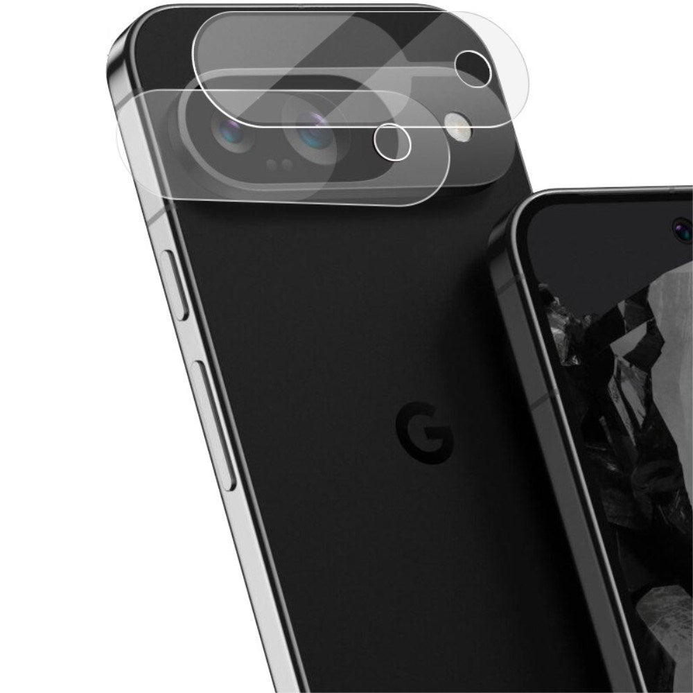 Google Pixel 9 / 9 Pro IMAK Skyddsglas för Kameralins - 2 st. - Genomskinlig