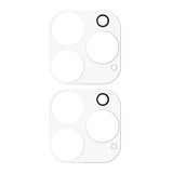 iPhone 16 Pro/16 Pro Max Kameralinsskydd Härdat Glas 2-pack - Genomskinlig