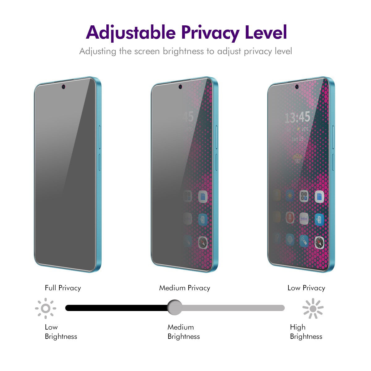 ENKAY HAT PRINCE - Privacy Skärmskydd för OnePlus Nord 3 5G / Ace 2V