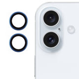 iPhone 16 / 16 Plus Kameralins Skyddsglas - Blå