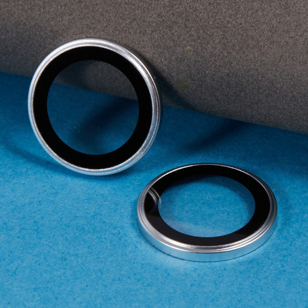 iPhone 16 / 16 Plus Kameralins Skyddsglas - Silver