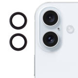 iPhone 16 / 16 Plus Kameralins Skyddsglas - Svart