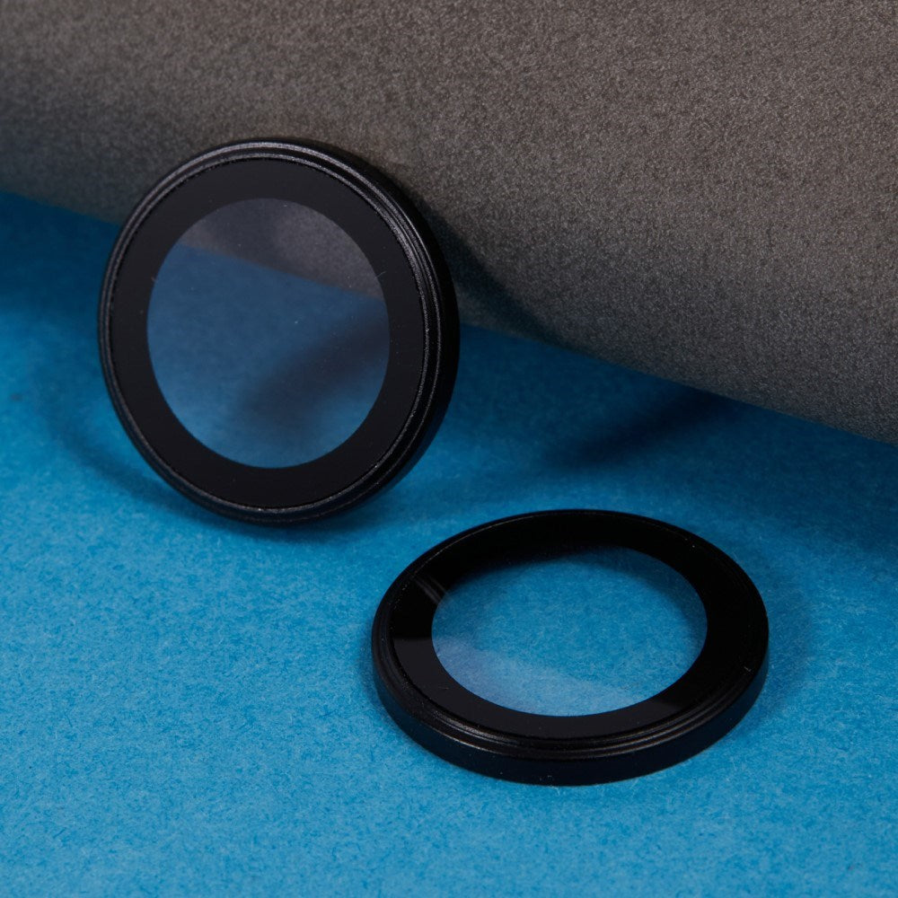 iPhone 16 / 16 Plus Kameralins Skyddsglas - Svart