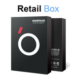 NORTHJO iPhone 16 Pro / 16 Pro Max Kameralinsskydd - Strassstenar - Silver