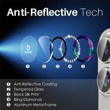 NORTHJO iPhone 16 / 16 Plus Kameralinsskydd - Strassstenar - Mång