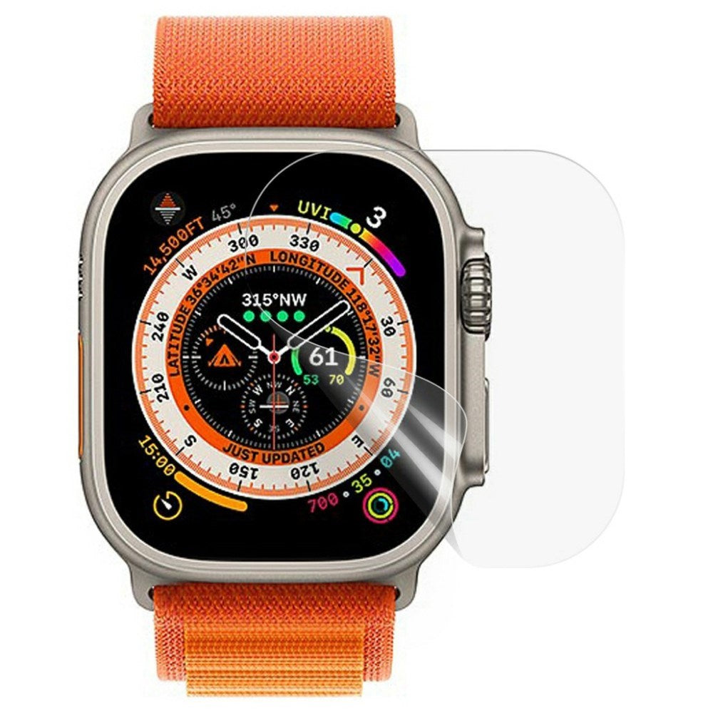 Apple Watch 10 (46mm) Flexibel Skyddsfilm - Genomskinlig