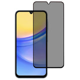 Samsung Galaxy A16 Full-Fit Härdat Skärmskyddsglas - Privacy Funktion - Genomskinlig/Svart