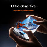 TORRAS iPhone 16 Pro Max Full Fit Härdat Skärmskyddsglas - Genomskinlig