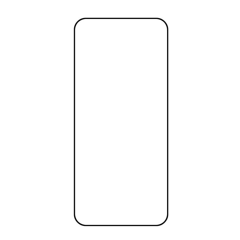 Xiaomi Redmi Note 14 Pro+ / 13 Pro+ Full Fit Härdat Skärmskyddsglas - Genomskinlig / Svart