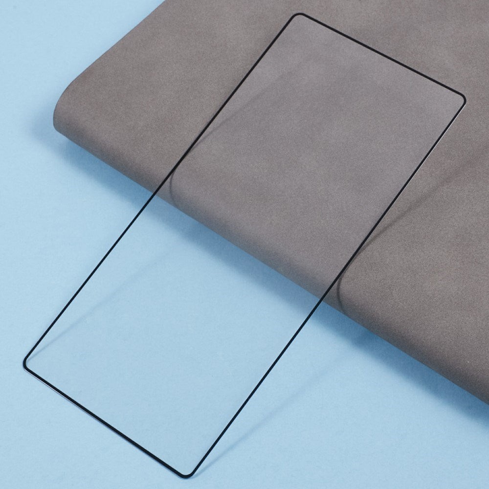 Samsung Galaxy S25 Ultra Full Fit Skärmskyddsglas - Transparent/Svart Kant