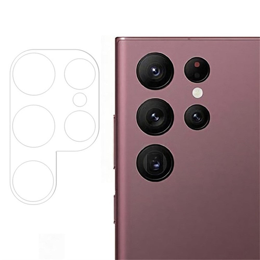 Samsung Galaxy S25 Ultra 3D Kameralinsskyddsglas - Transparent