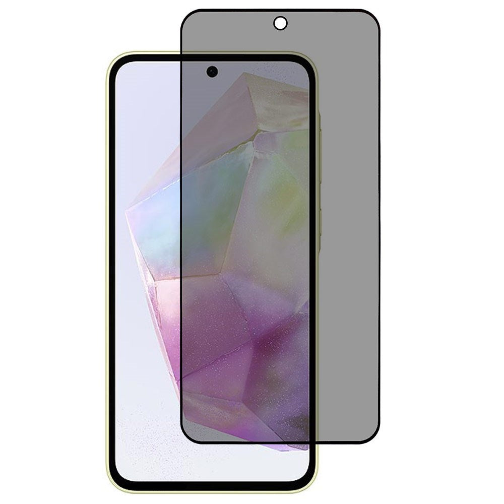 Samsung Galaxy A36 (5G) Full Fit Härdat Skärmskyddsglas - Privacy Funktion - Transparent