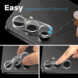 NORTHJO Samsung Galaxy S25 Härdat Kameralinsglas - Genomskinlig