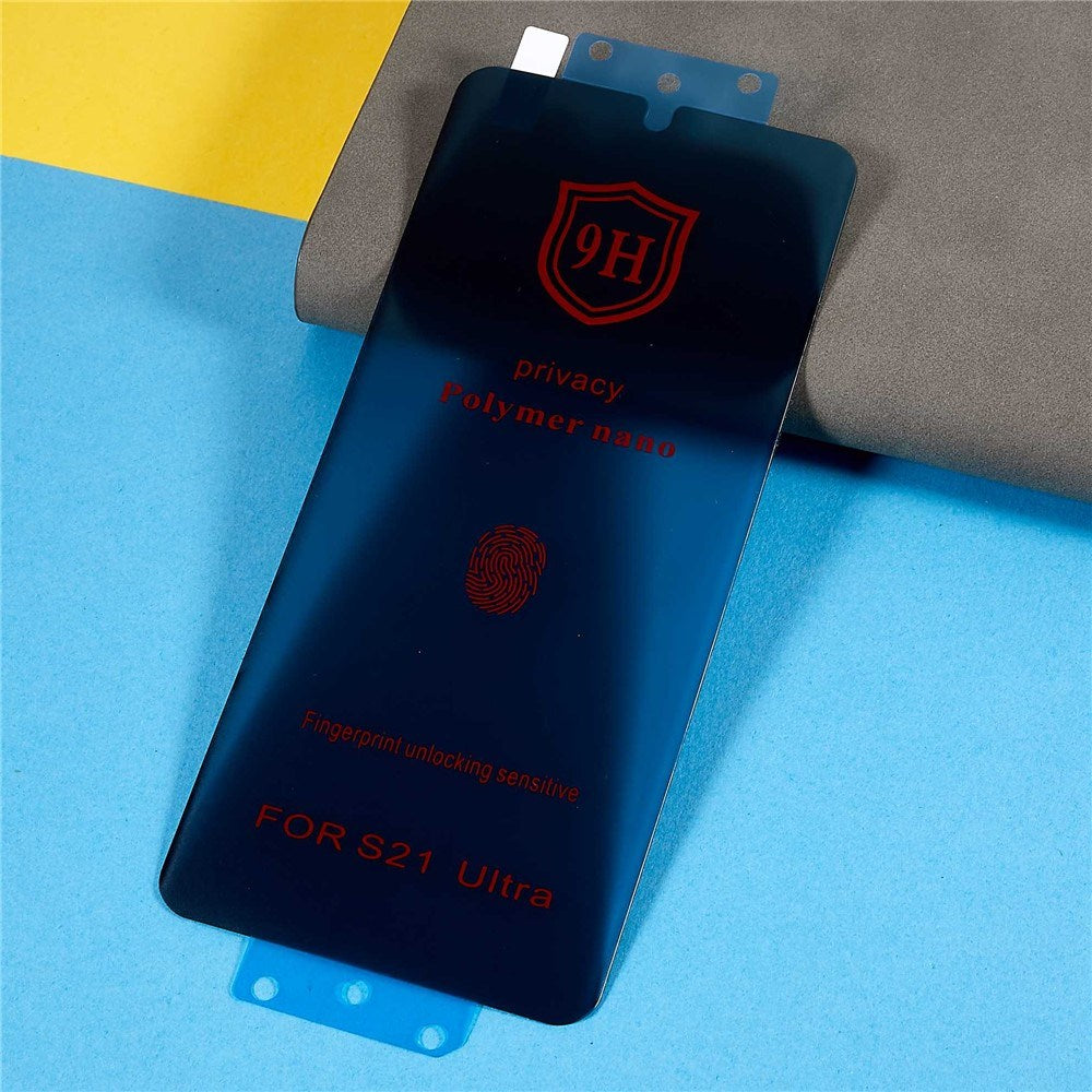 Samsung Galaxy S21 Ultra Skärmskydd med Sekretessfunktion - Genomskinlig