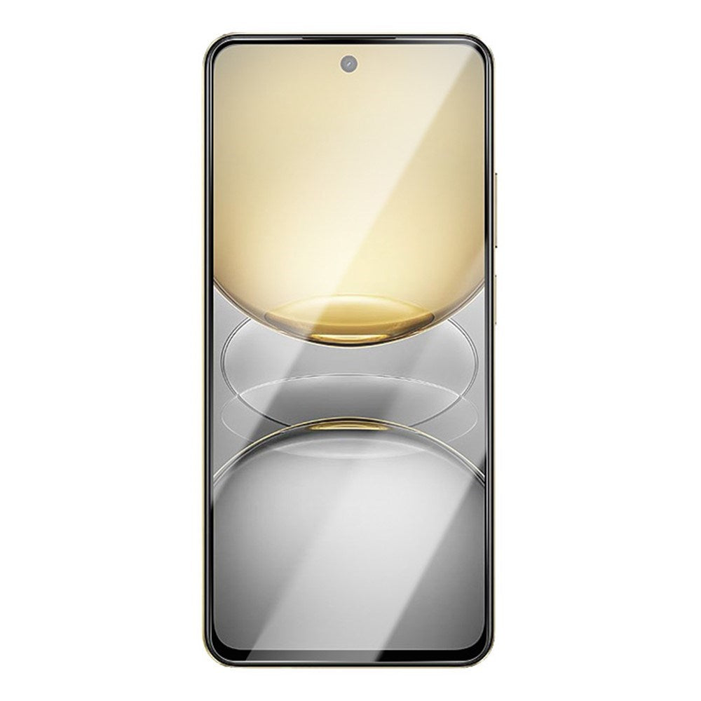 Realme C75 Full Fit Härdat Skärmskyddsglas - Genomskinlig / Svart