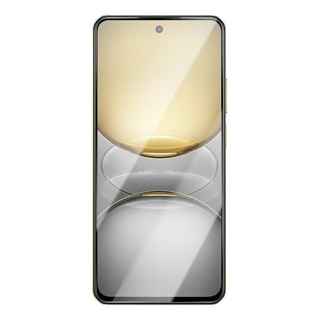Realme C75 Full Fit Härdat Skärmskyddsglas - Genomskinlig / Svart