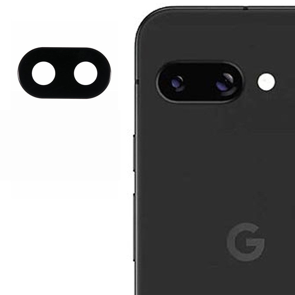 Google Pixel 9a Härdat Kameralinsskyddsglas - Svart