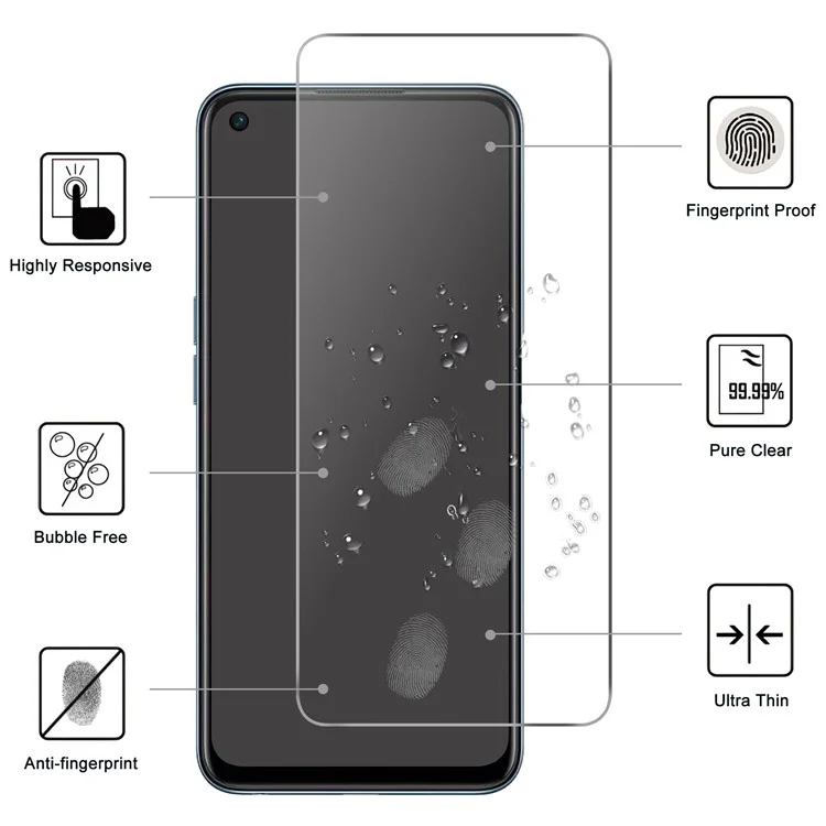 OnePlus 13R Härdat Glas Skärmskydd - Transparent