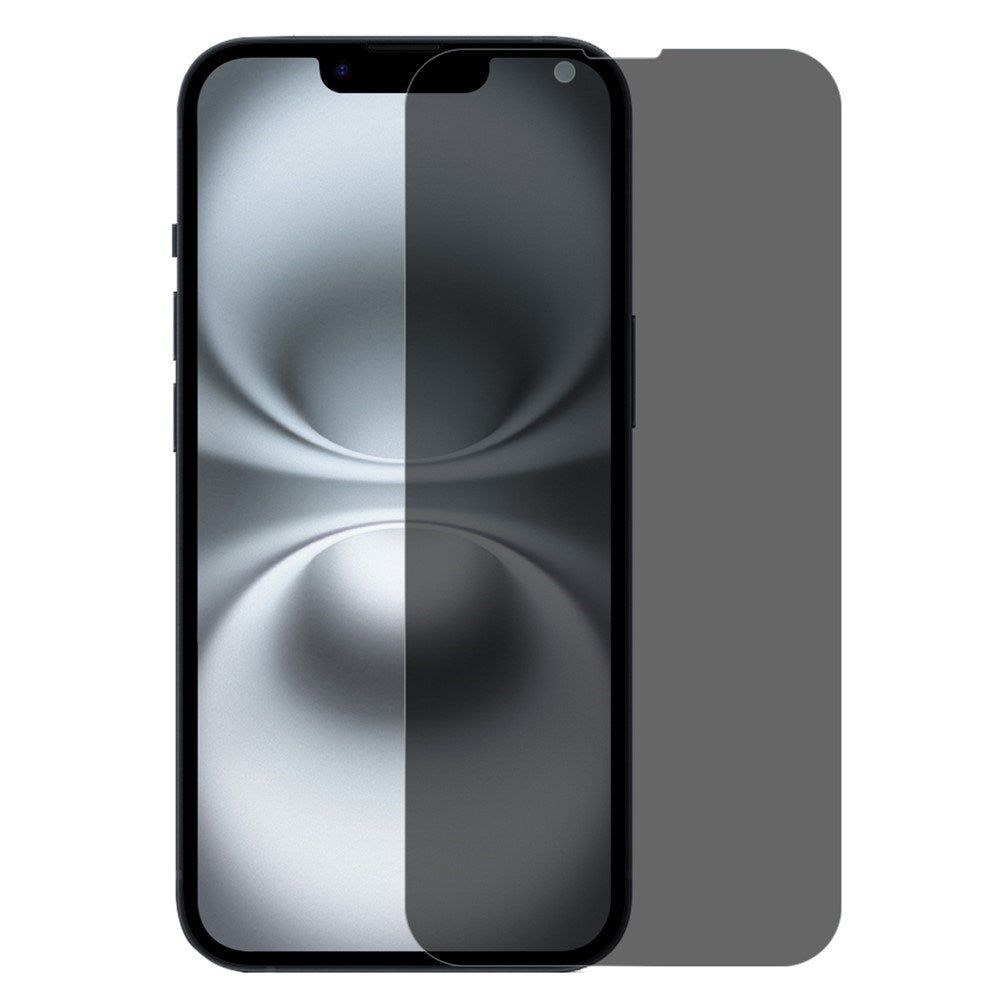 NORTHJO iPhone 16e Skärmskydd - Härdat Glas 0.3mm - Sekretessfunktion - Genomskinlig