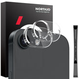 NORTHJO iPhone 16e Härdat Kameralinsglas - 2 st. - Genomskinlig