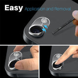 NORTHJO iPhone 16e Härdat Kameralinsglas - 2 st. - Genomskinlig