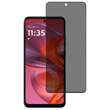 Motorola Moto G15 / G05 Full Fit Härdat Skärmskyddsglas - Privacy Funktion - Genomskinlig