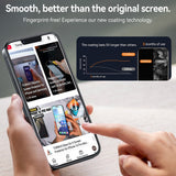 TORRAS iPhone 16e Härdat Skärmskyddsglas - Privacy Funktion - 2 st - Genomskinlig