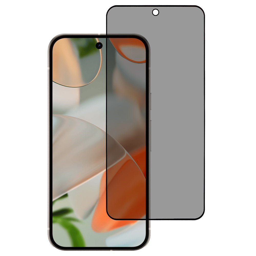 Google Pixel 10 Skärmskydd Härdat Glas med Sekretessfilter - Full-Fit - Svart Kant