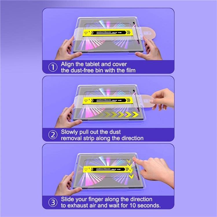 iPad 9.7" (2018 / 2017) / iPad Air / iPad Air 2 Härdat Skärmskyddsglas m. Monteringsverktyg - Genomskinlig